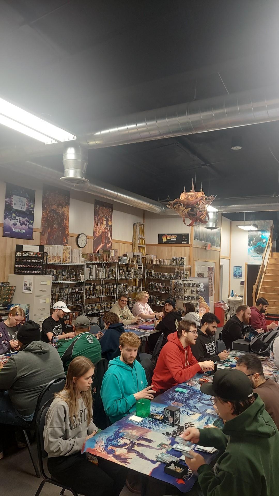 Game night at the store