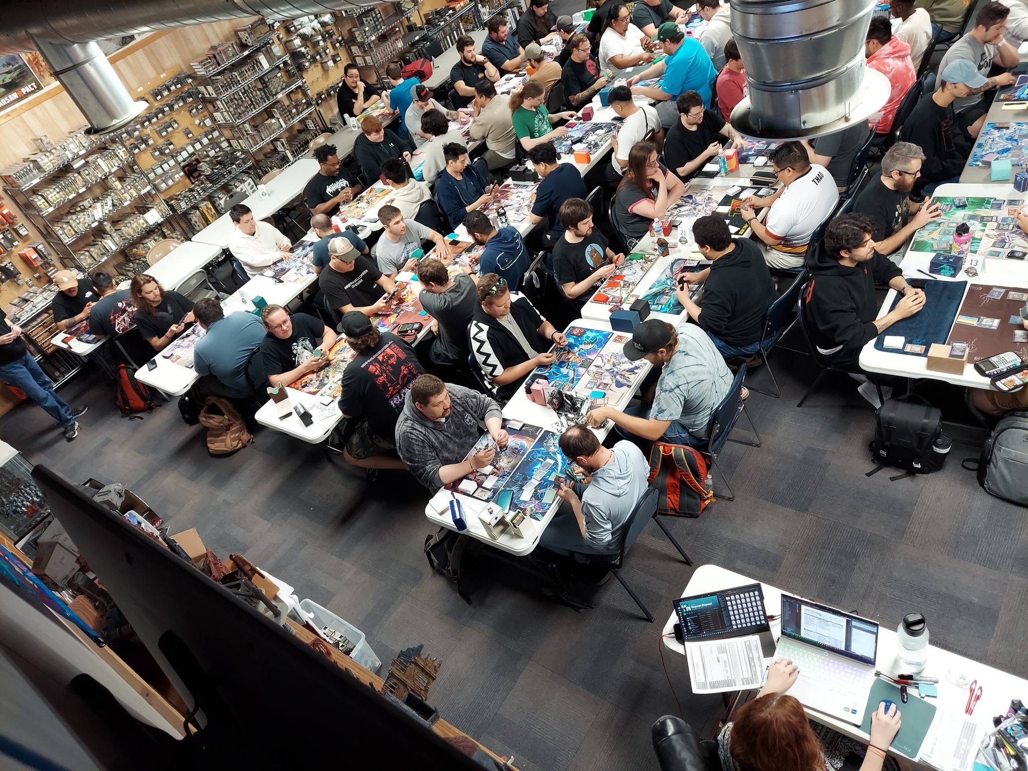 Packed card game event