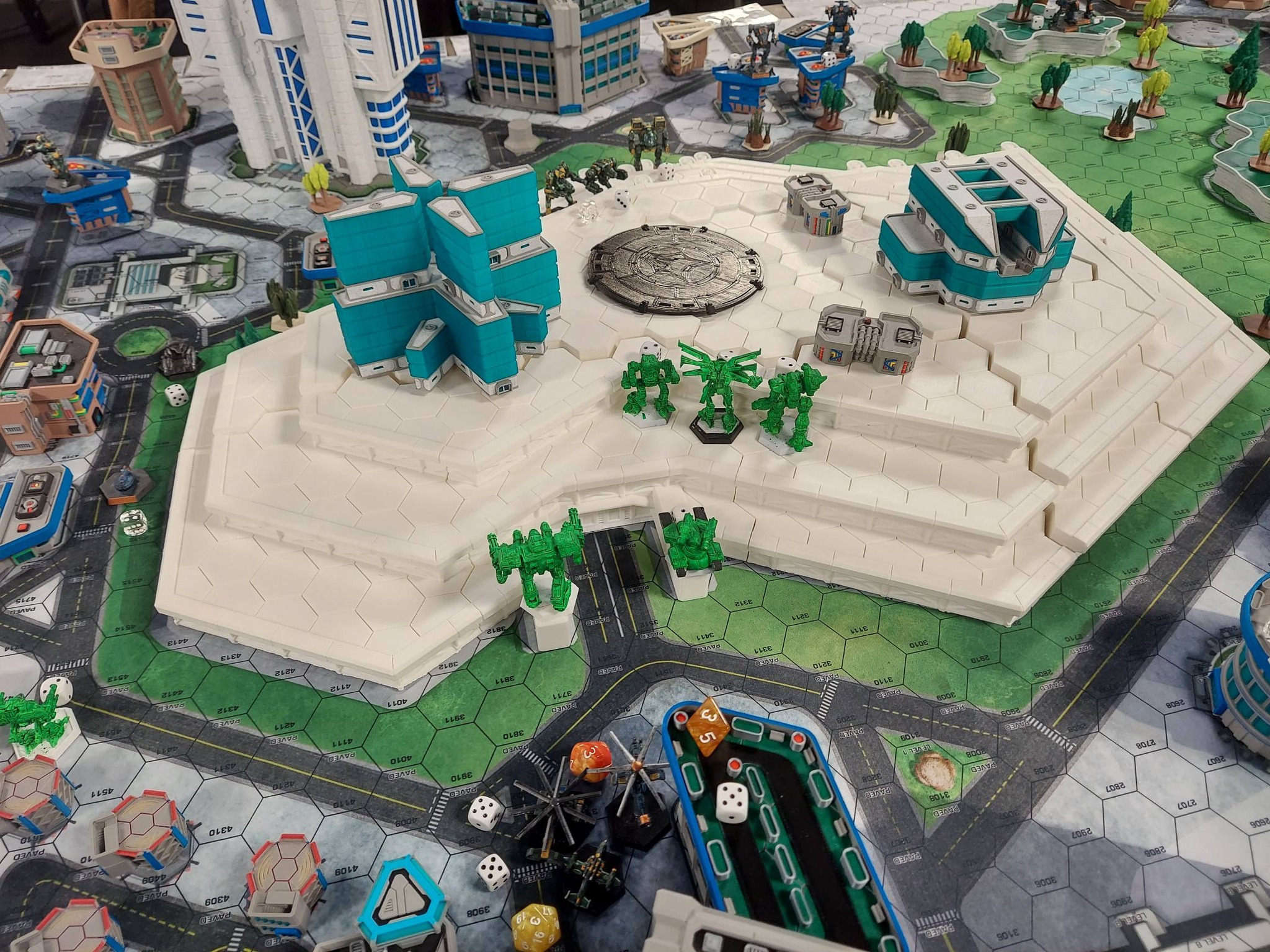 Overhead view of terrain